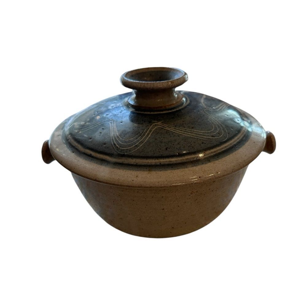 Vintage Stoneware Funnel Steam Pot